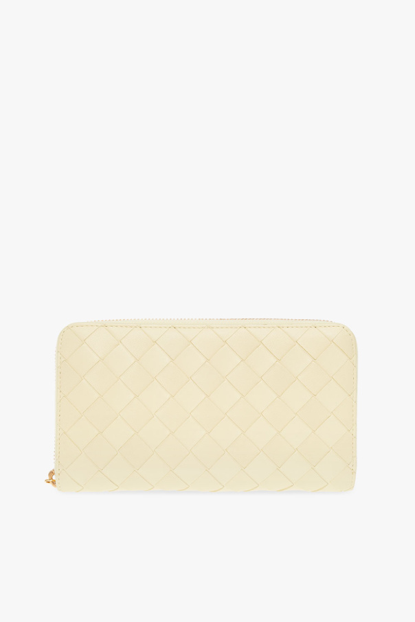 Bottega marr Veneta Leather wallet with ‘Intrecciato’ weave