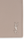 Saint Laurent beige Leather wallet with logo