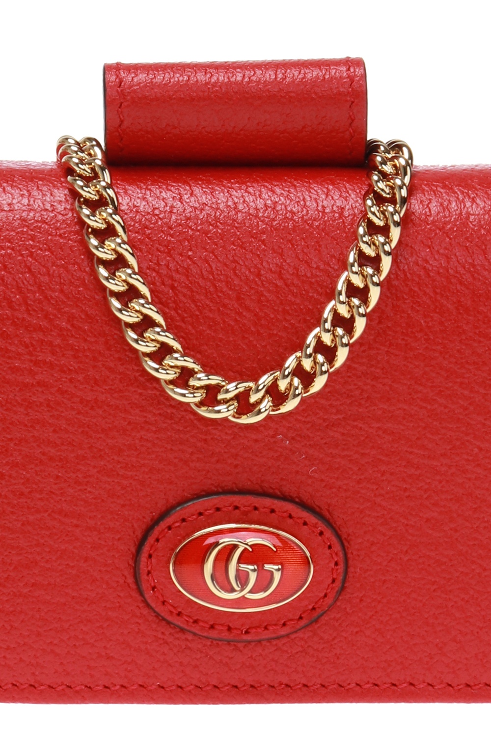 gucci wallet on chain red