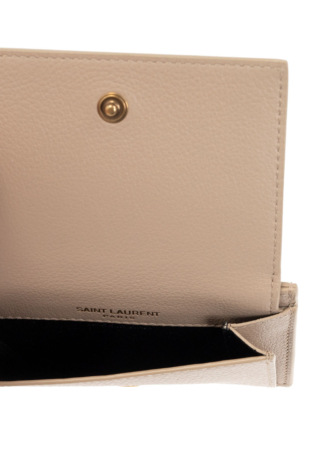 Beige Leather card holder Saint Laurent - Vitkac Germany