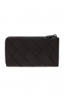 bottega Green Veneta ‘Intrecciato’ weave wallet