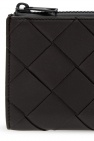 bottega Green Veneta ‘Intrecciato’ weave wallet