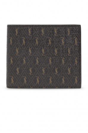 Saint Laurent Rive Gauche raffia clutch bag