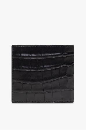 Alexander McQueen Składany portfel z logo