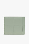 Bottega Veneta GREEN Leather bifold wallet