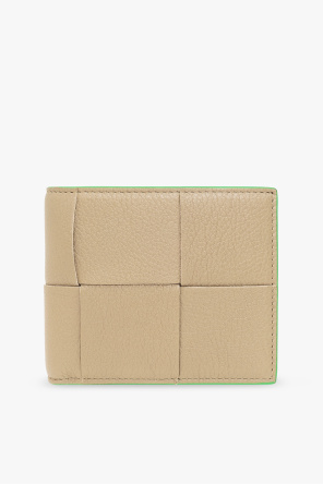 Leather bifold wallet od Bottega Veneta