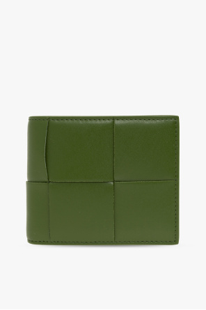 Leather bifold wallet od Bottega Veneta