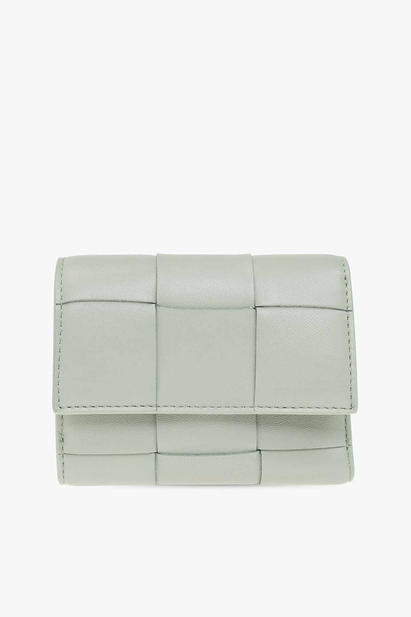 Bottega Veneta Leather wallet with ‘Intreccio’ weave