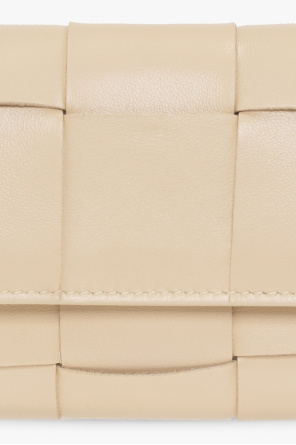 bottega rubberised Veneta Wallet with ‘Intrecciato’ weave