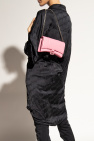 Balenciaga PINK ‘Hourglass’ wallet with chain