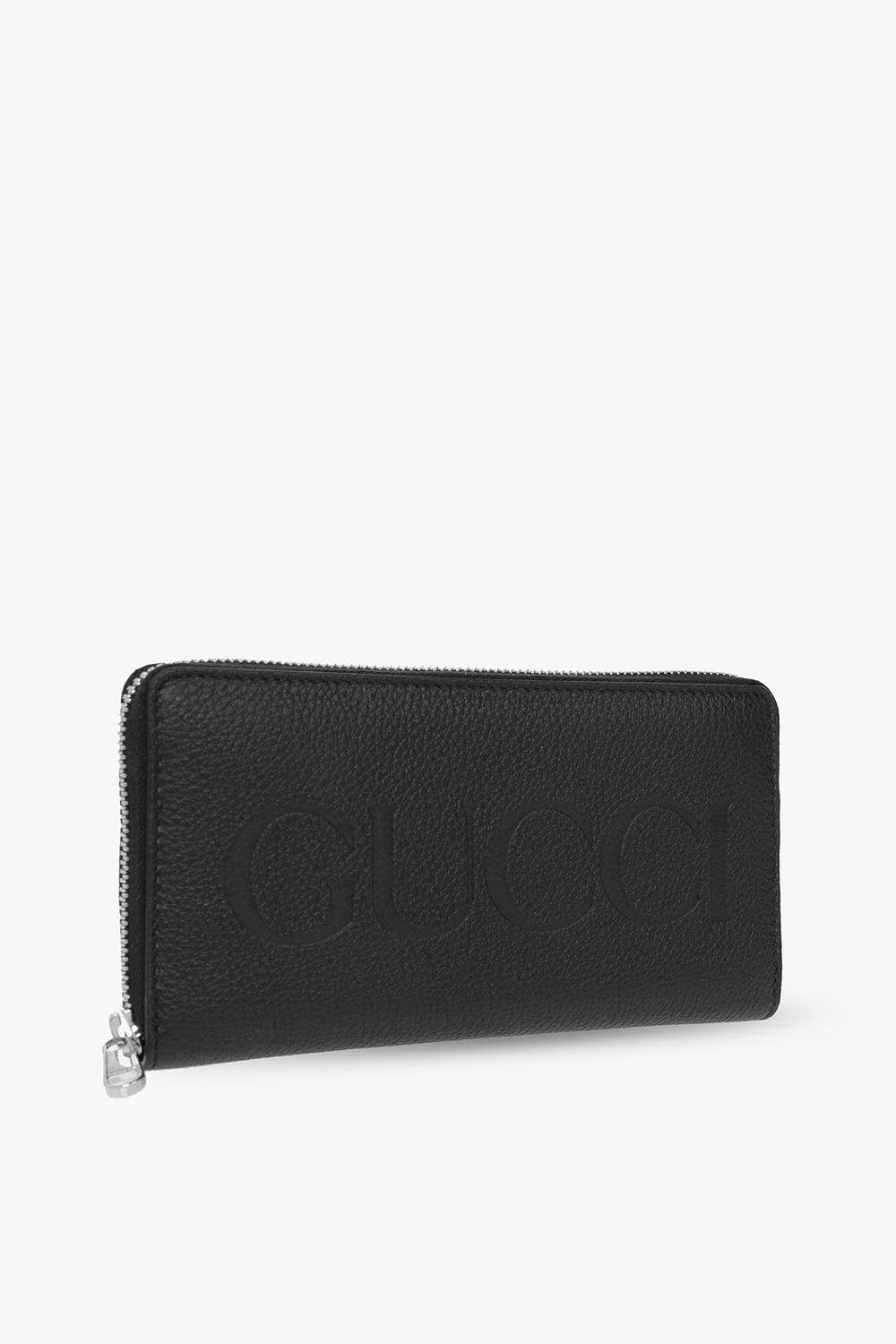 gucci straight-leg Leather wallet with logo
