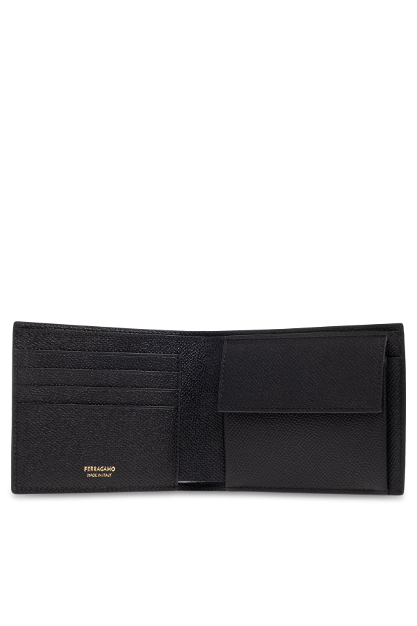 FERRAGAMO Zusammenklappbare Lederbrieftasche