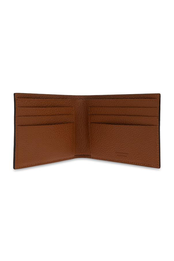 FERRAGAMO Leather wallet with monogram