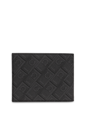 FERRAGAMO Leather wallet with monogram