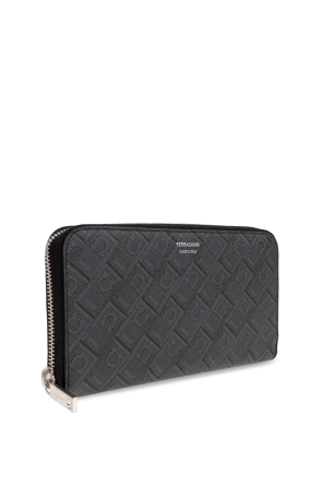 FERRAGAMO Canvas wallet with monogram