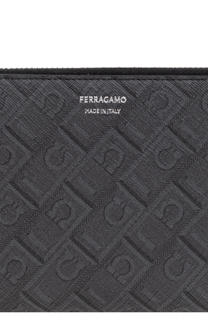 FERRAGAMO Canvas wallet with monogram