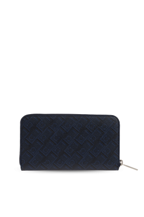 FERRAGAMO Leather wallet with monogram
