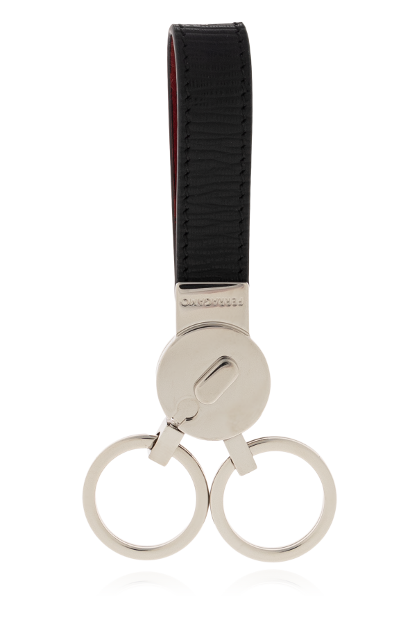 FERRAGAMO Zestaw: portfel, etui na karty i brelok