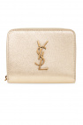 Saint Laurent Leather wallet with logo