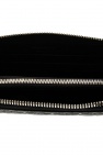 FERRAGAMO BLACK Leather wallet with logo