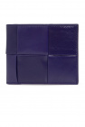 bottega leather Veneta Intreccio wallet