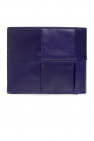 bottega leather Veneta Intreccio wallet