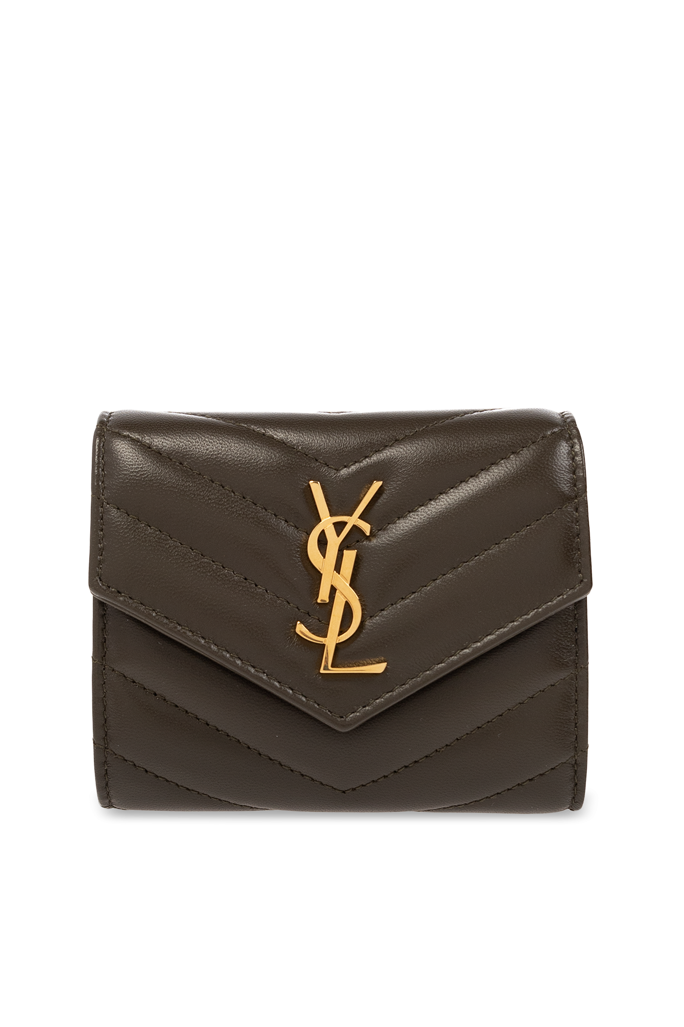 Green 'Cassandre' card holder Saint Laurent - Vitkac TW