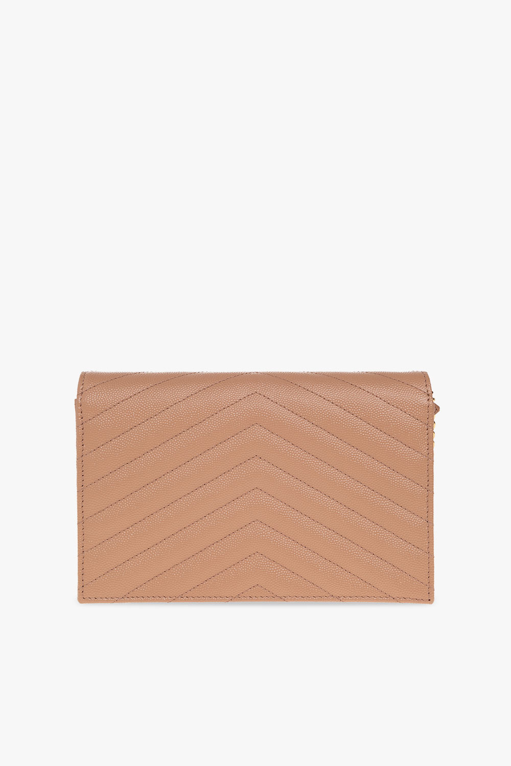 TINY CASSANDRE credit card wallet in CROCODILE-EMBOSSED matte leather, Saint  Laurent