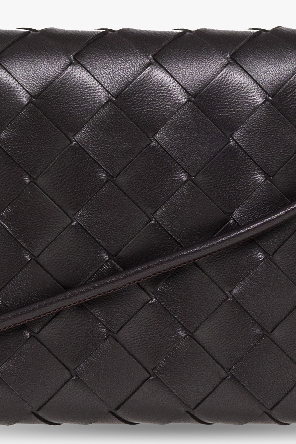 Bottega Veneta Intrecciato Leather Wallet on a Strap
