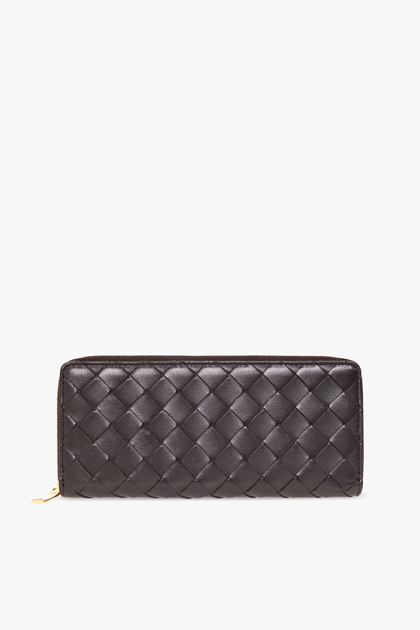 Chloé Leather Logo Detailed Zipped Wallet in Black Womens Accessories Wallets and cardholders 