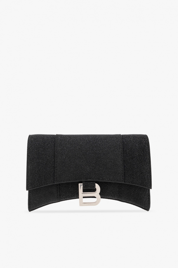 Balenciaga ‘Hourglass Mini’ wallet with chain