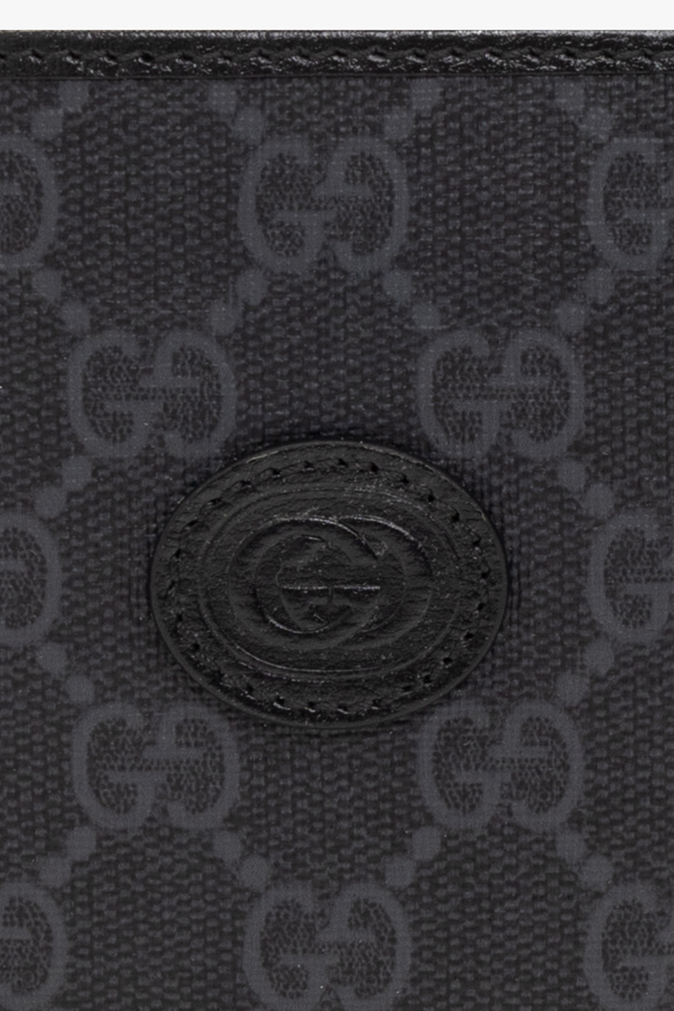 Vintage Gucci Guccissima Flip Open Card Case/Cardholder Wallet Logo Italy