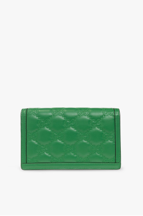 gucci never Leather wallet on chain