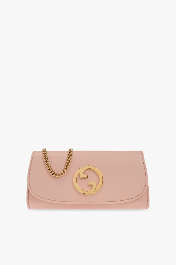 Gucci ‘Blondie’ leather wallet with chain