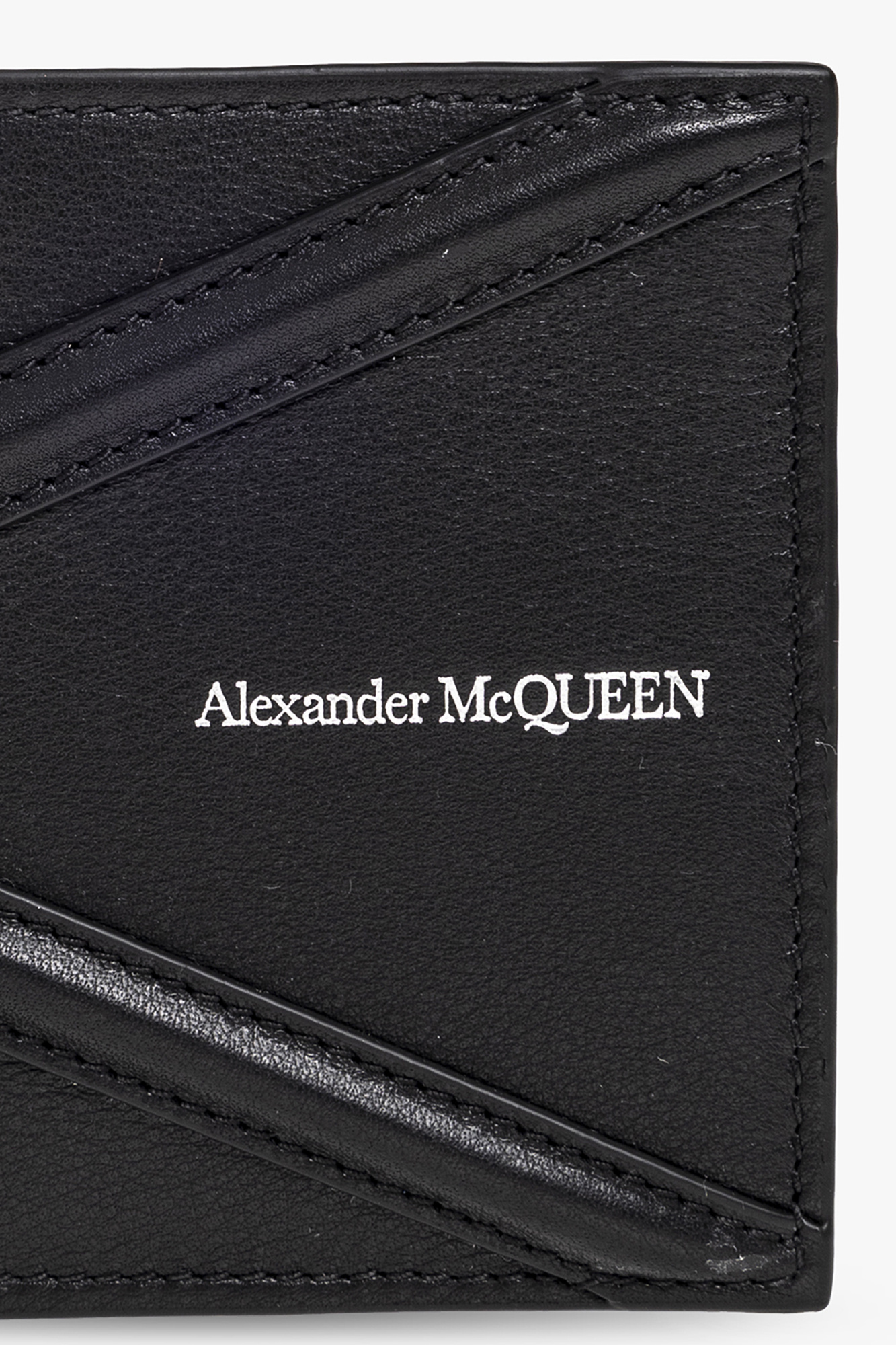 Alexander McQueen Leather folding wallet