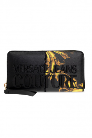chain logo cropped jeans od Versace Jeans Couture