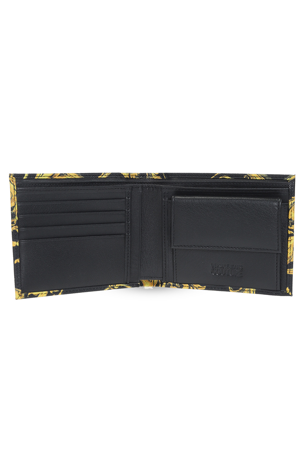 Versace jeans Black Couture Bi-fold wallet