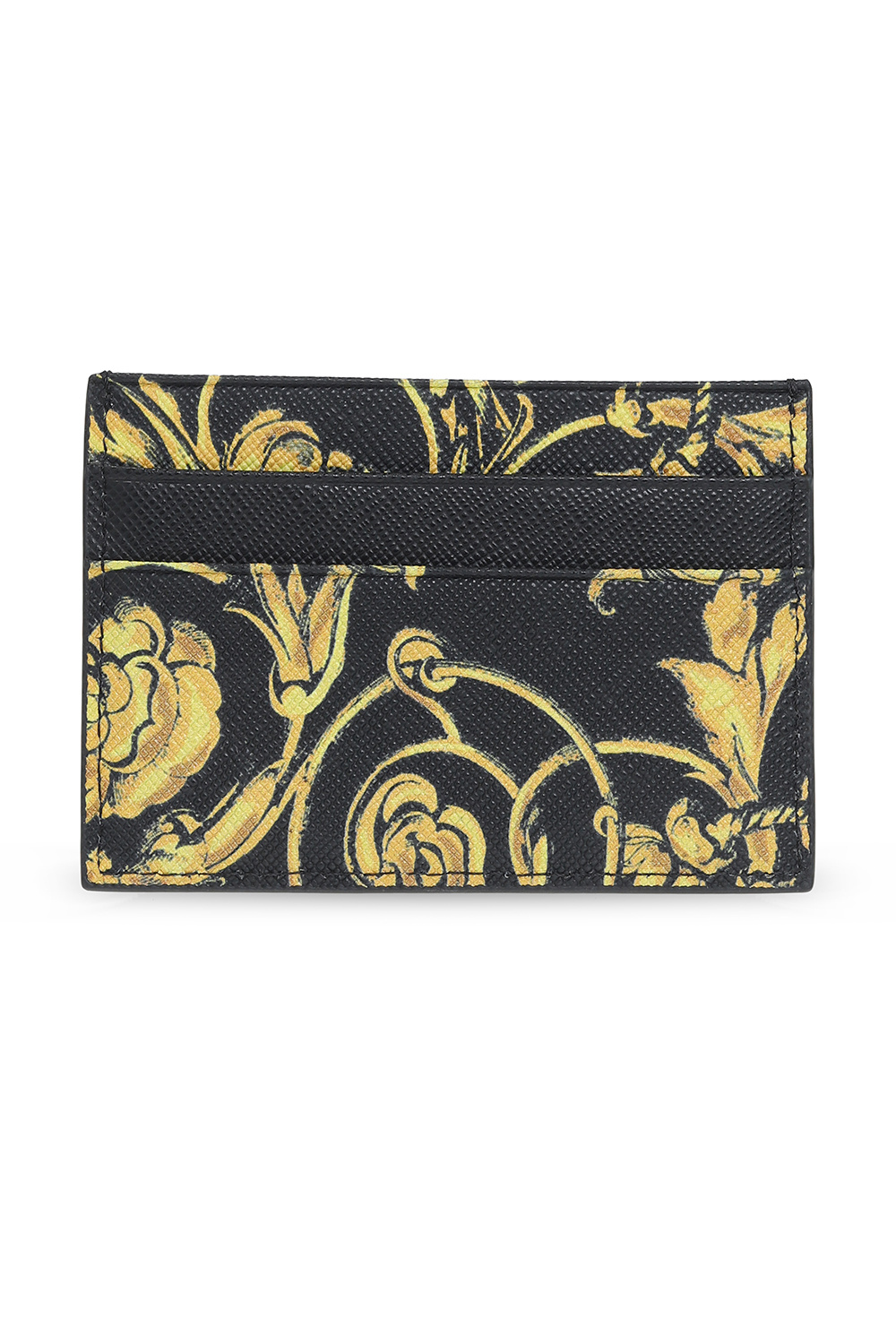 floral and fruit print t-shirt and leggings set Giallo Card case