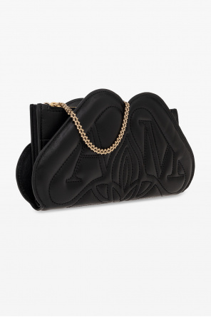 Alexander McQueen Quilted wallet with chain