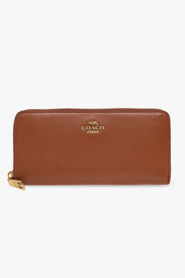 Coach Leather wallet with logo