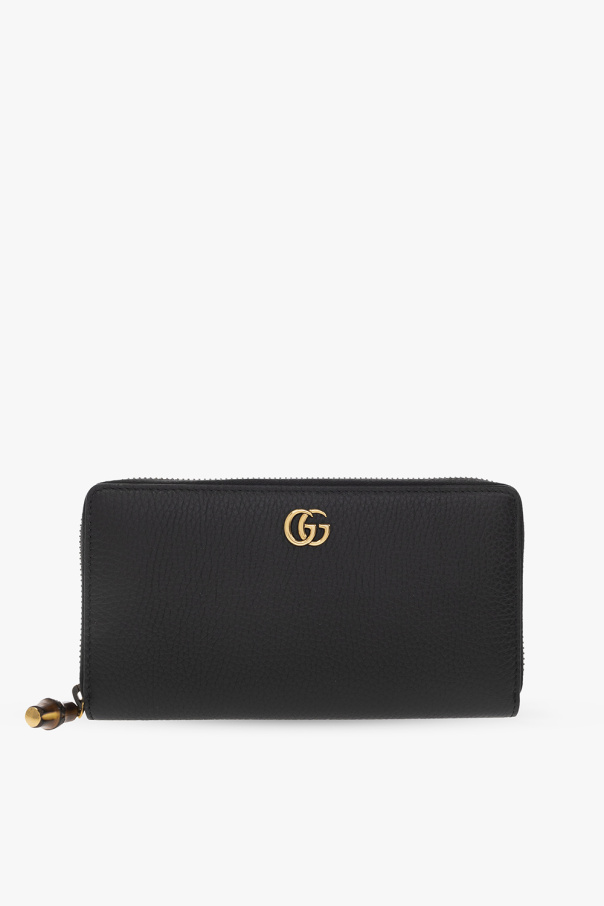 Gucci wool Leather wallet with logo
