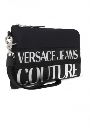 Versace Embroidered Couture Logo-printed handbag