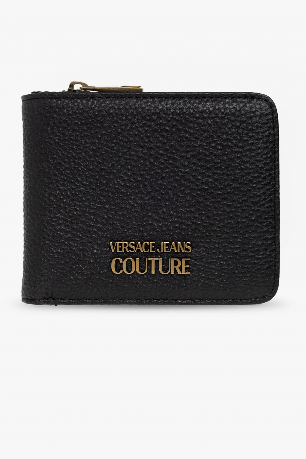 Versace jeans sleeves Couture Leather wallet with logo