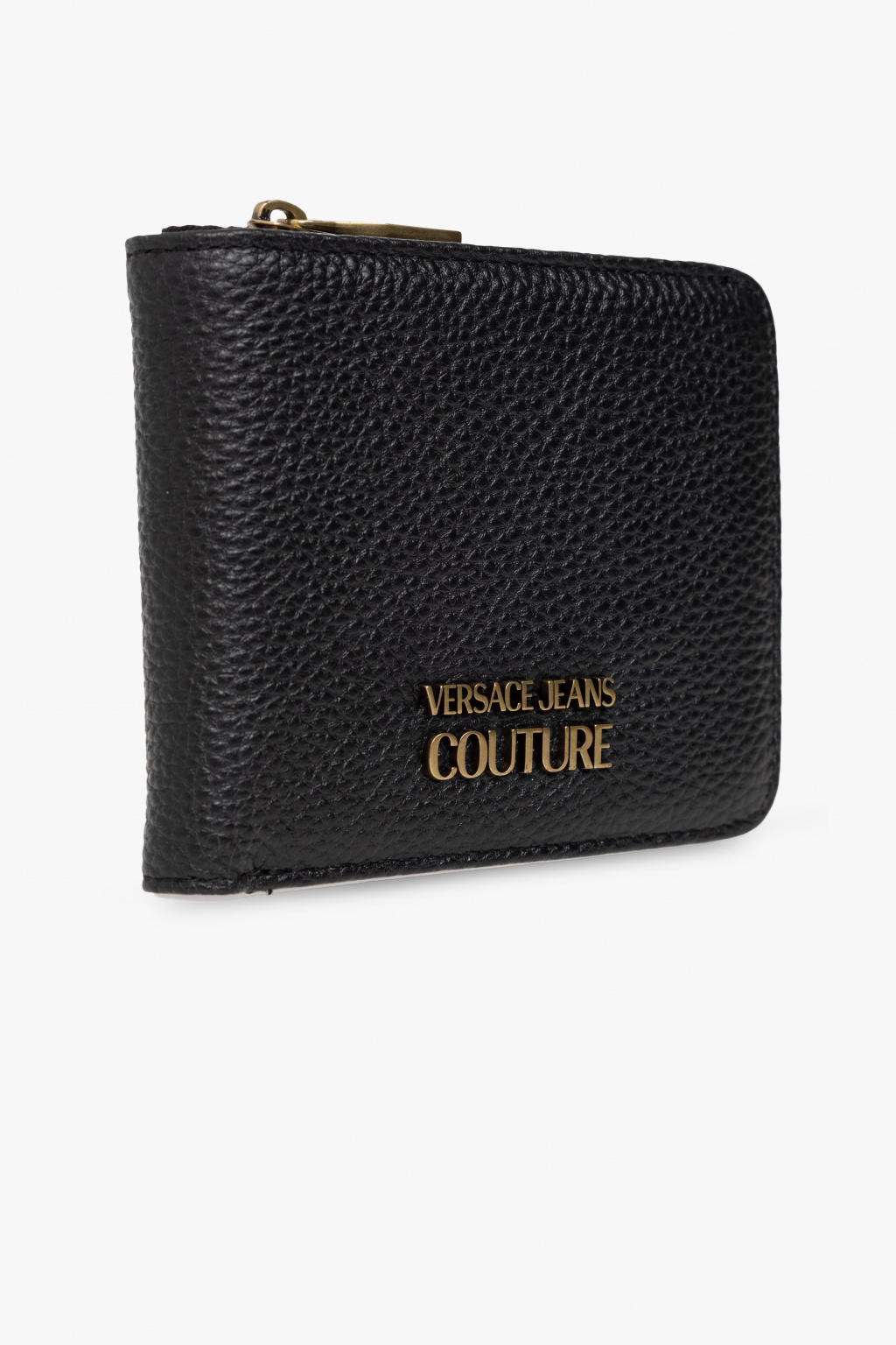 Versace jeans sleeves Couture Leather wallet with logo