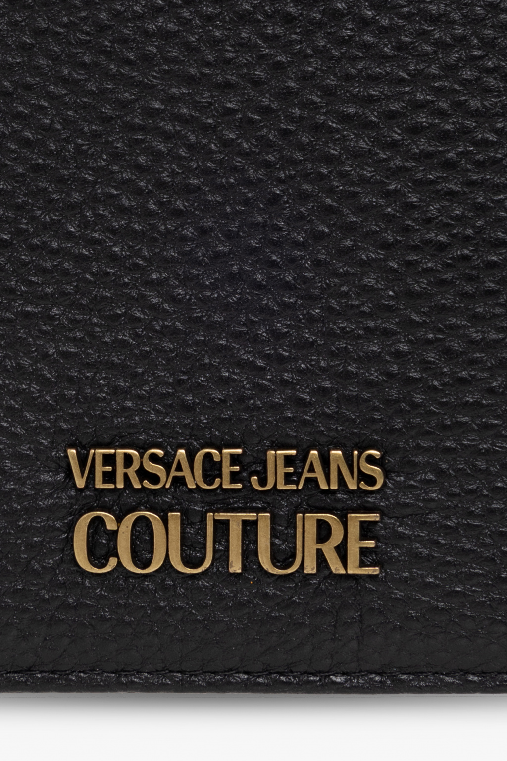 Versace jeans sleeves Couture Leather wallet with logo