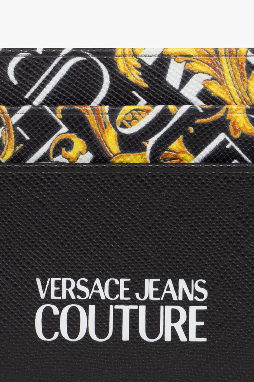 Versace jeans seam Couture Patterned card holder