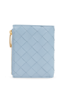 Bottega Veneta light blue Leather Wallet