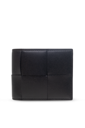 Leather folding wallet