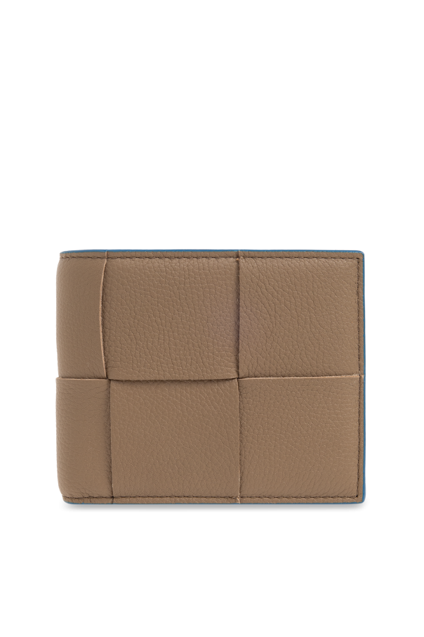 Leather folding wallet od Bottega Veneta