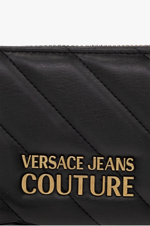 Versace Jeans Couture strapless sweetheart mini dress Schwarz